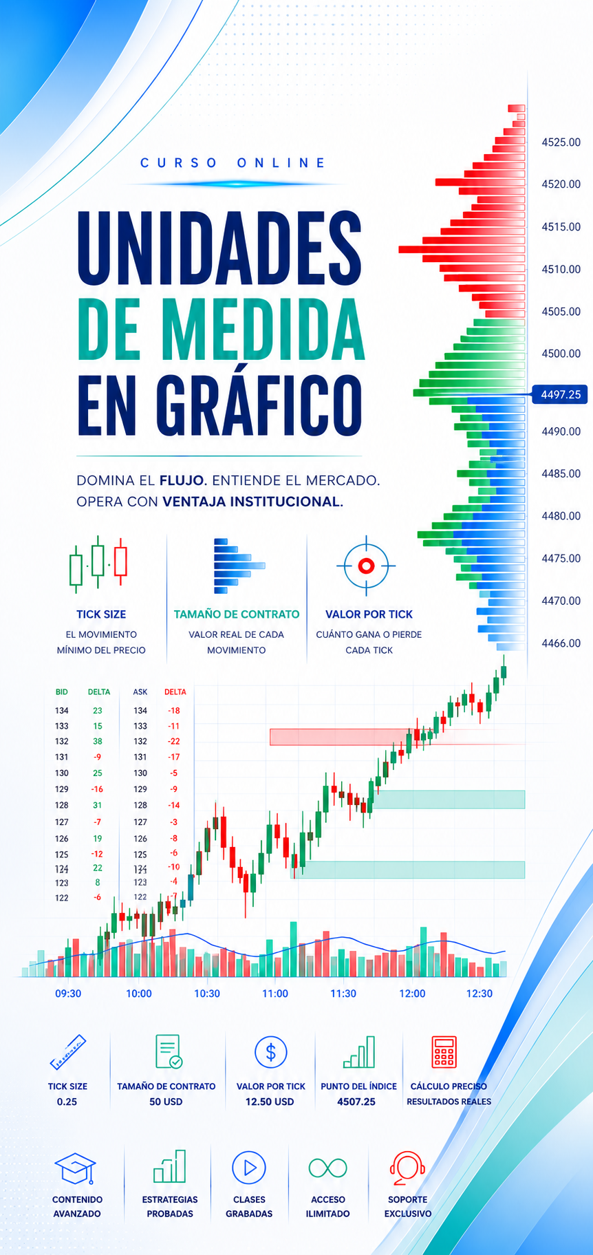 Unidades de medida dentro del grafico
