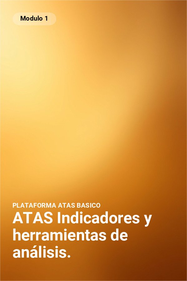 ATAS Indicadores y herramientas de análisis.