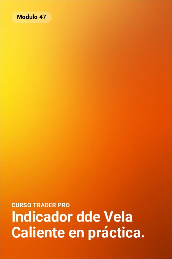 Indicador dde Vela Caliente en práctica.
