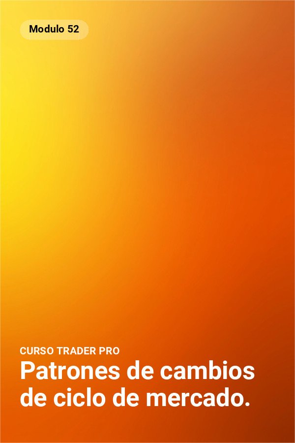 Patrones de cambios de ciclo de mercado.